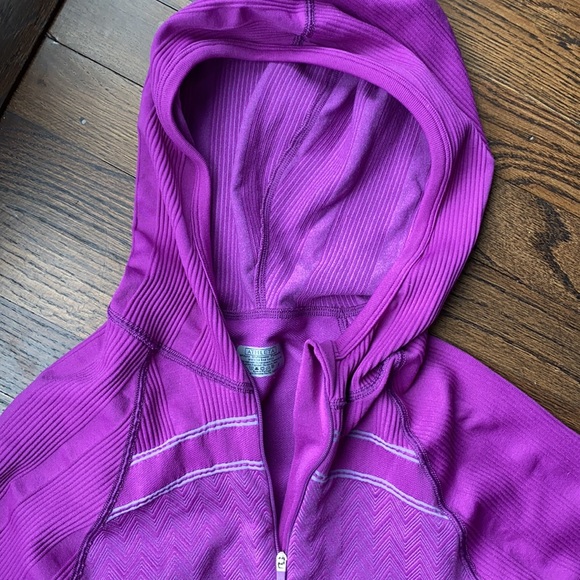 Athleta Activewear Running Zipper Hoodie Top - Picture 2 of 5